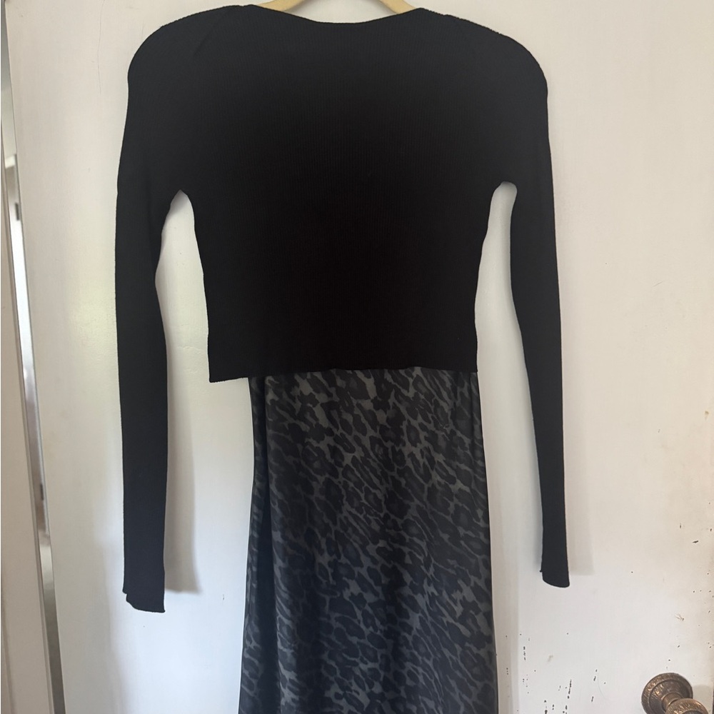 All Saints Slip Dress and Jumper